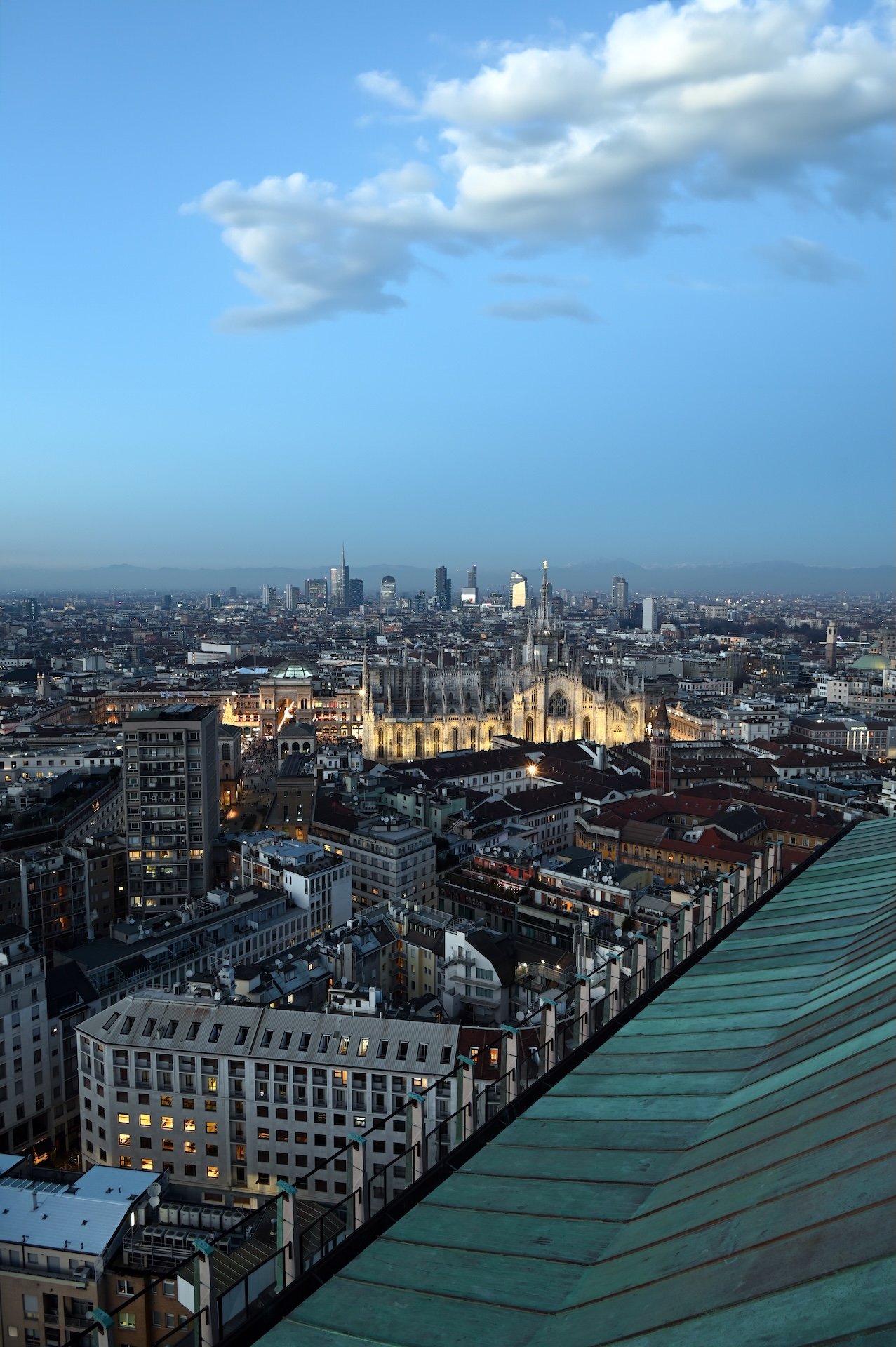 Dal tetto di Torre Velasca