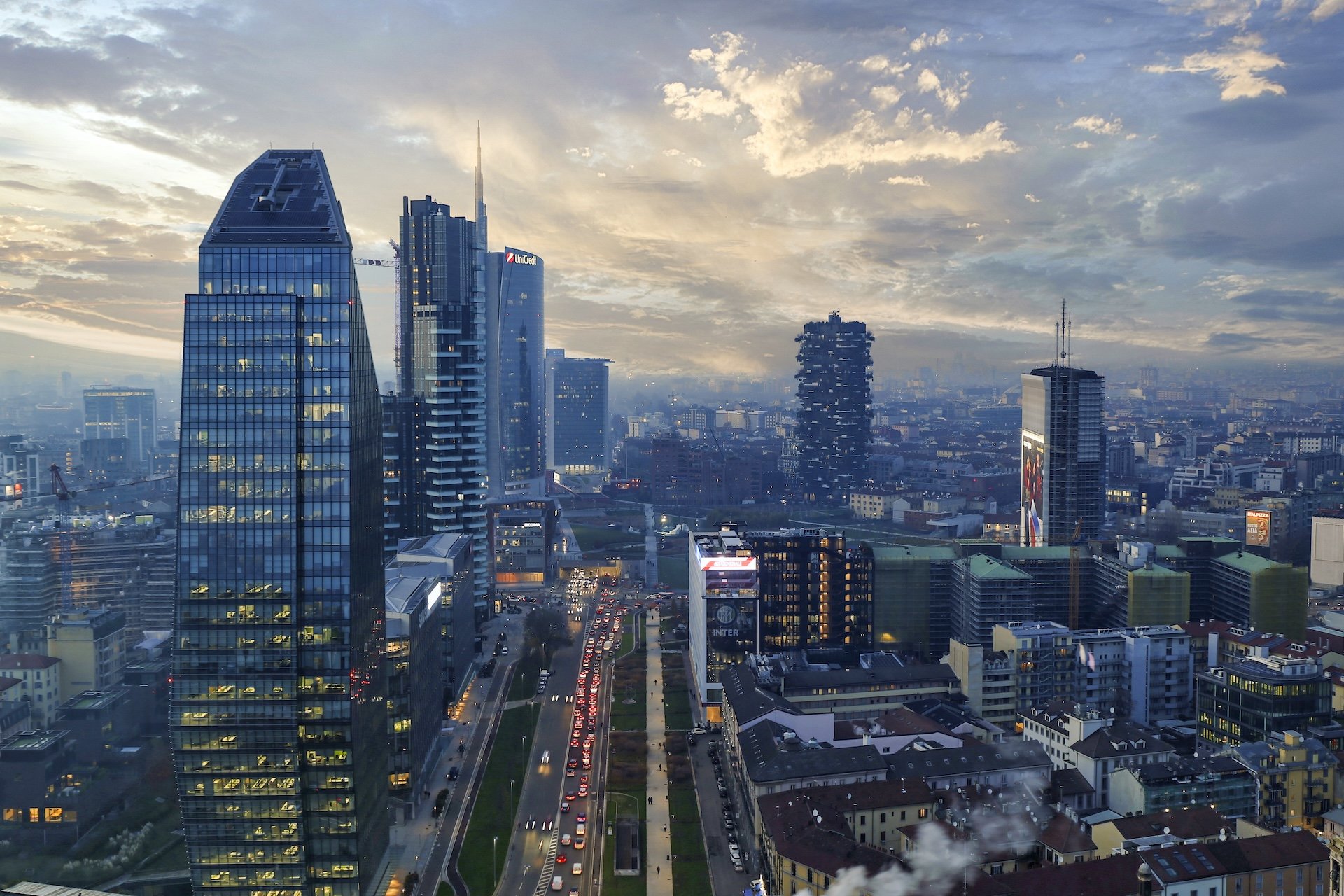 Dall'attico di Torre Breda